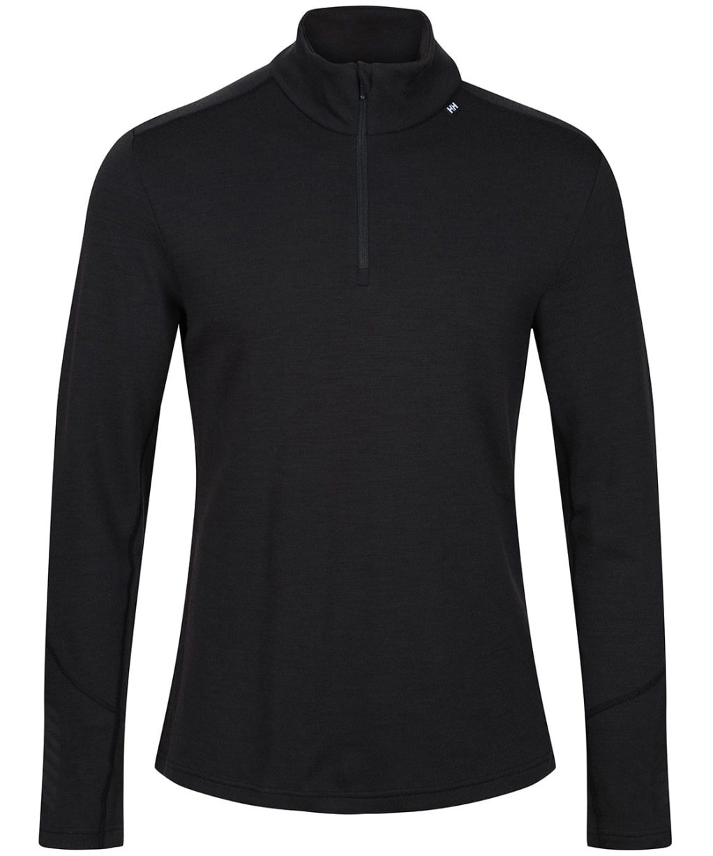Men’s Helly Hansen Lifa Merino Midweight ½ Zip Baselayer - Black