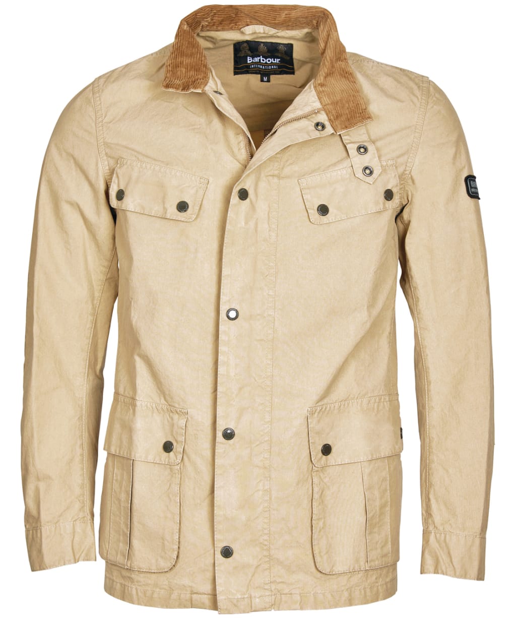 Men's Barbour International Summer Wash Duke Casual Jacket - Beige
