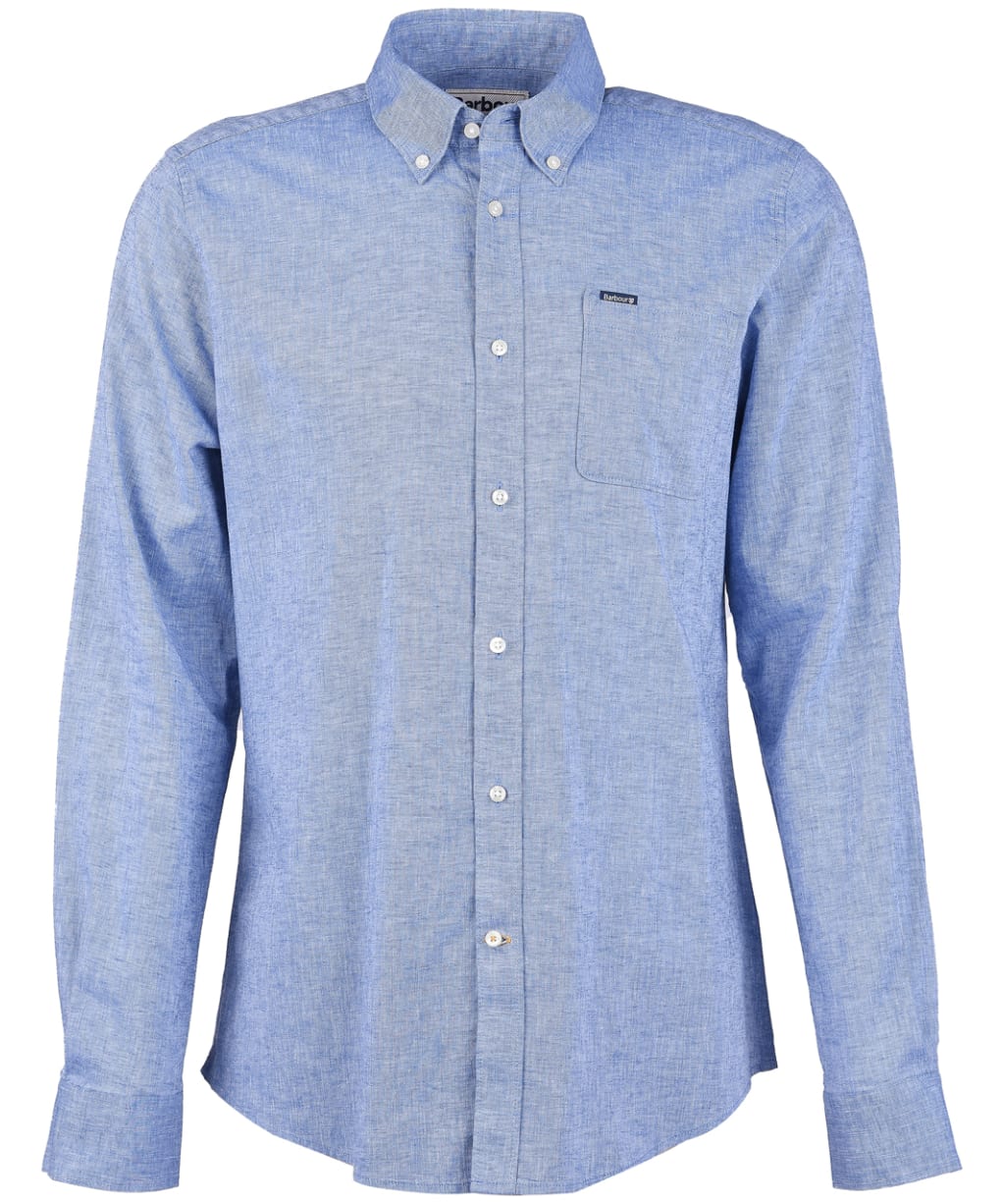 Men's Barbour Nelson Tailored Shirt - Blue