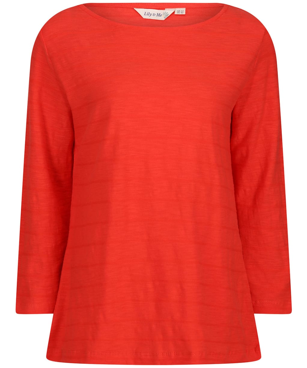 Women's Lily & Me Monica Top - Tomato Red