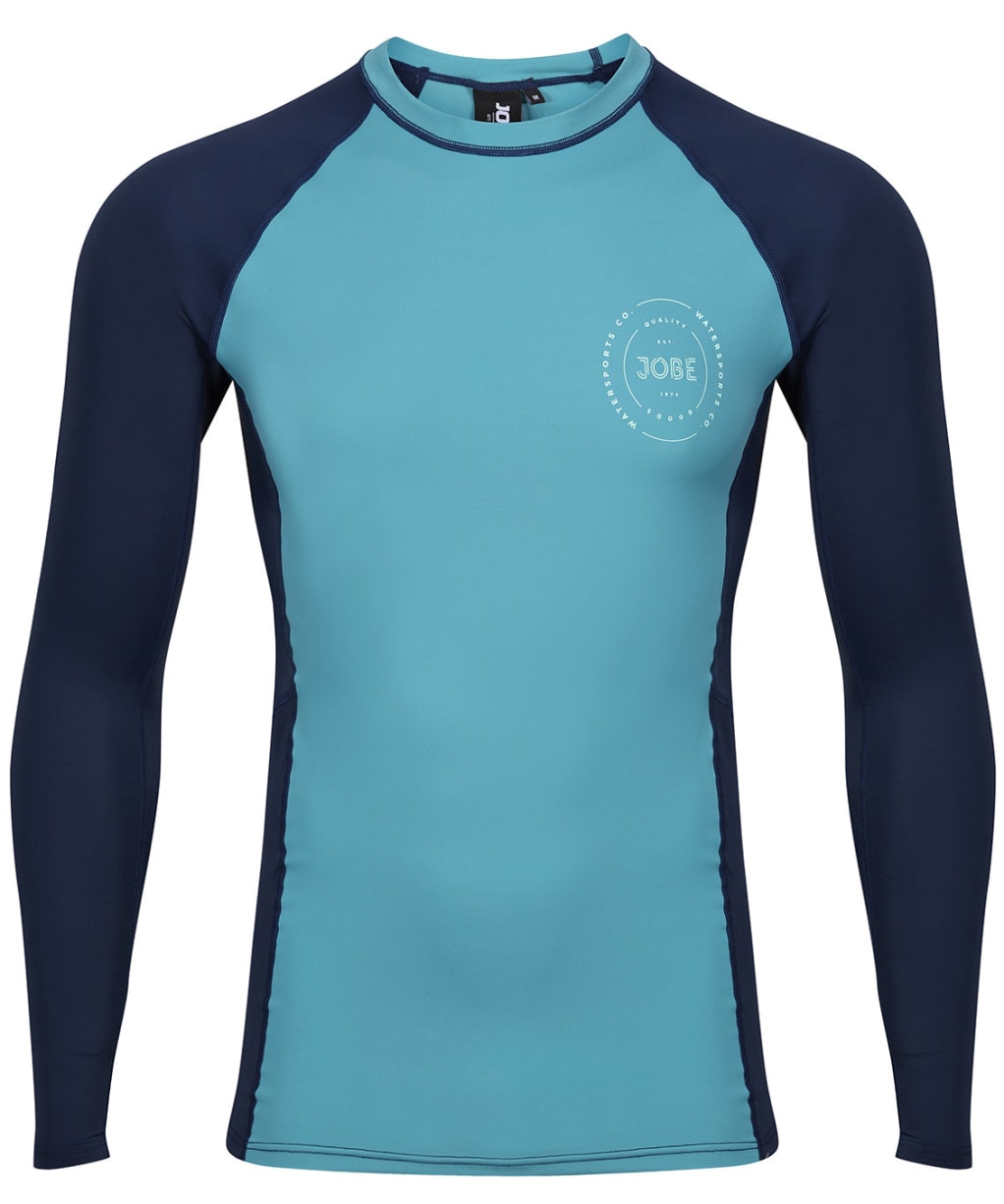 Men’s Jobe Rash Guard Long Sleeve - Vintage Teal