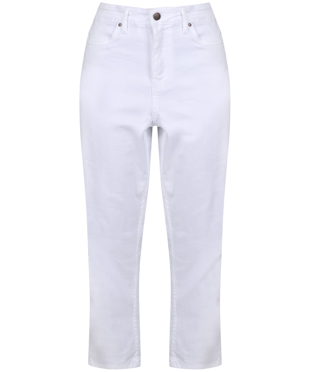 Women’s Crew Clothing Cropped Jeans - White