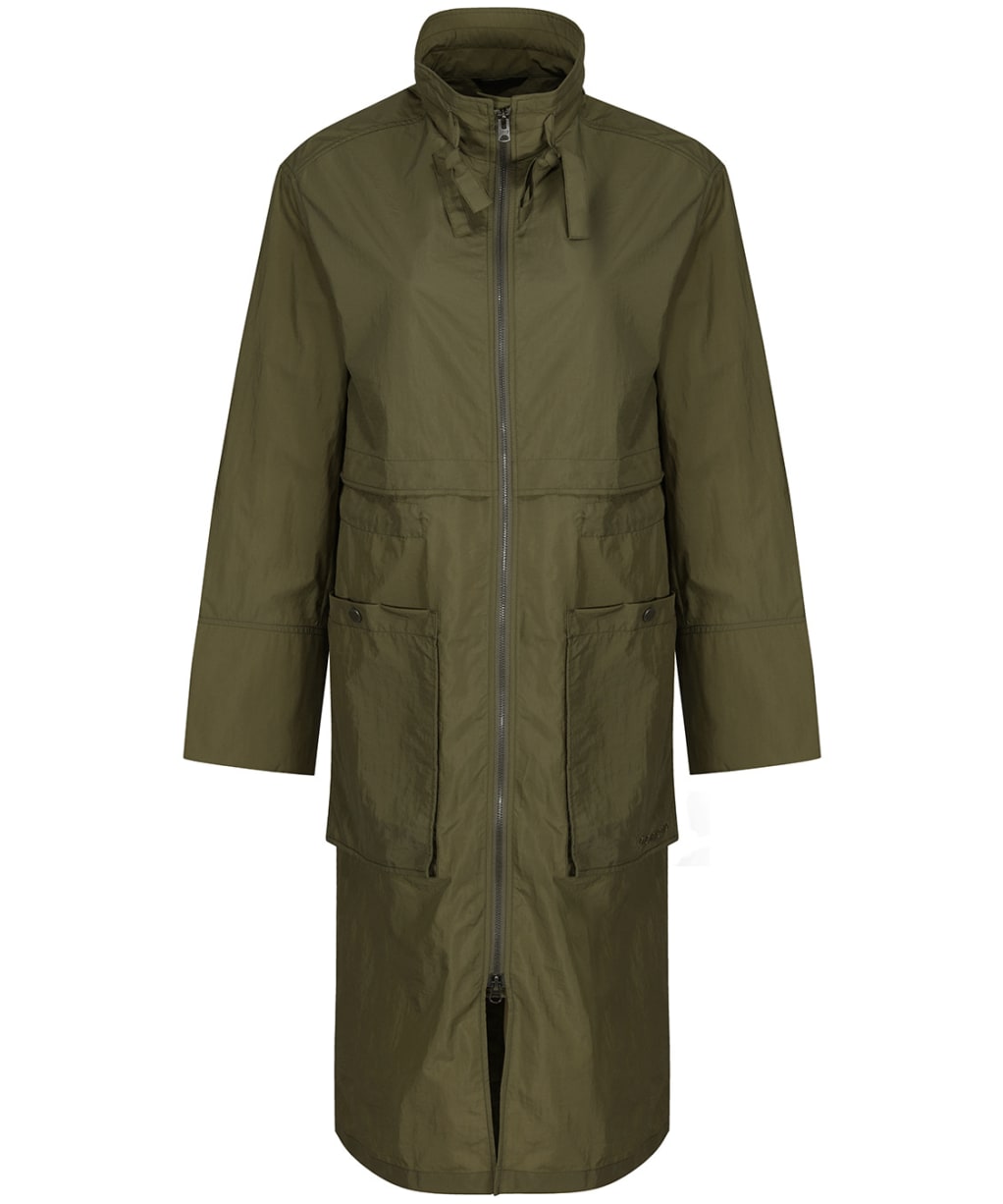 Women’s Didriksons Viveka Coat Long - Canvas Green