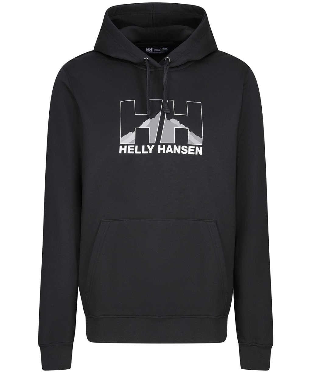 Men’s Helly Hansen Nord Graphic Pull Over Hoodie - Ebony
