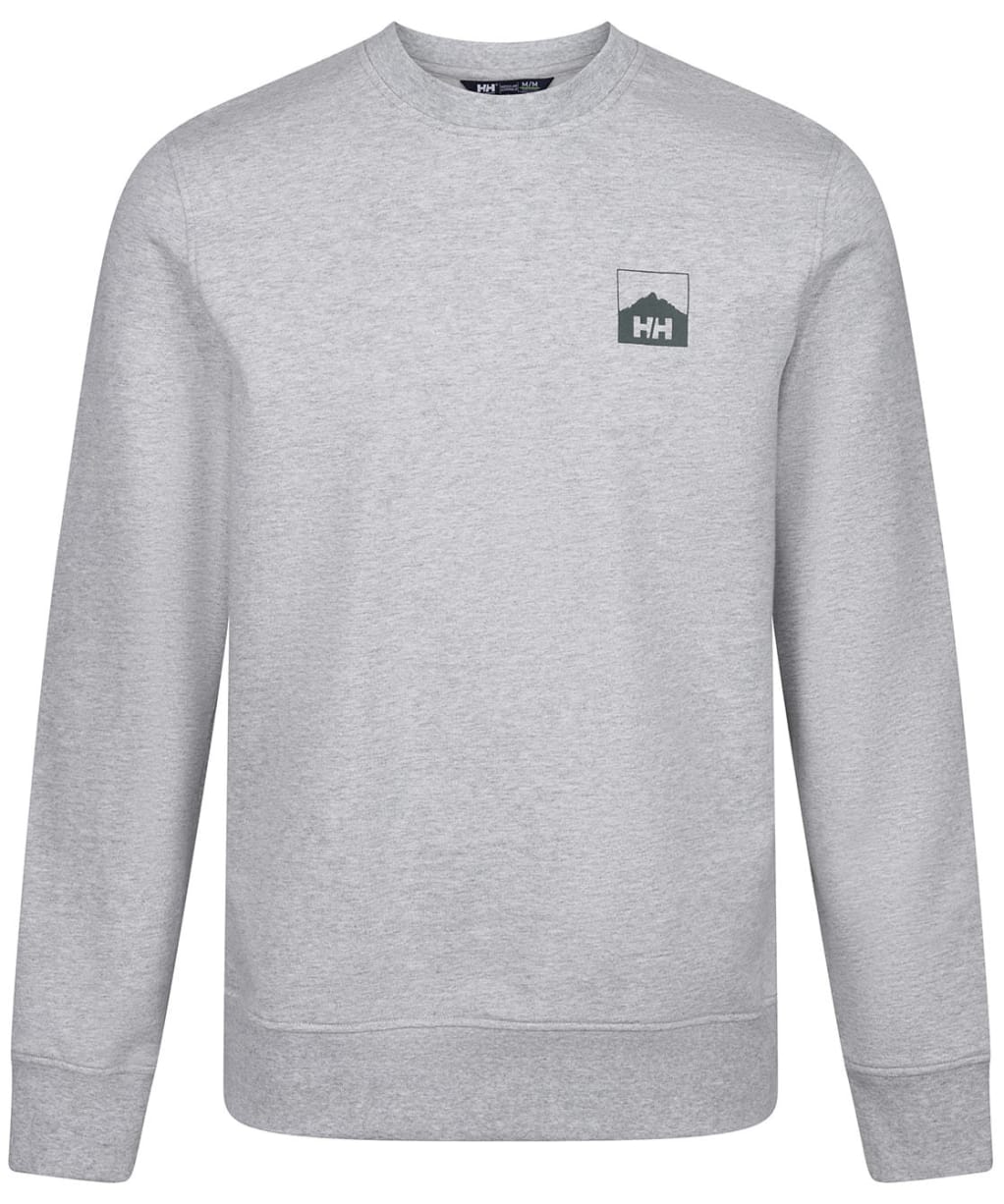 Men’s Helly Hansen Nord Graphic Crew Sweatshirt - Grey Melange