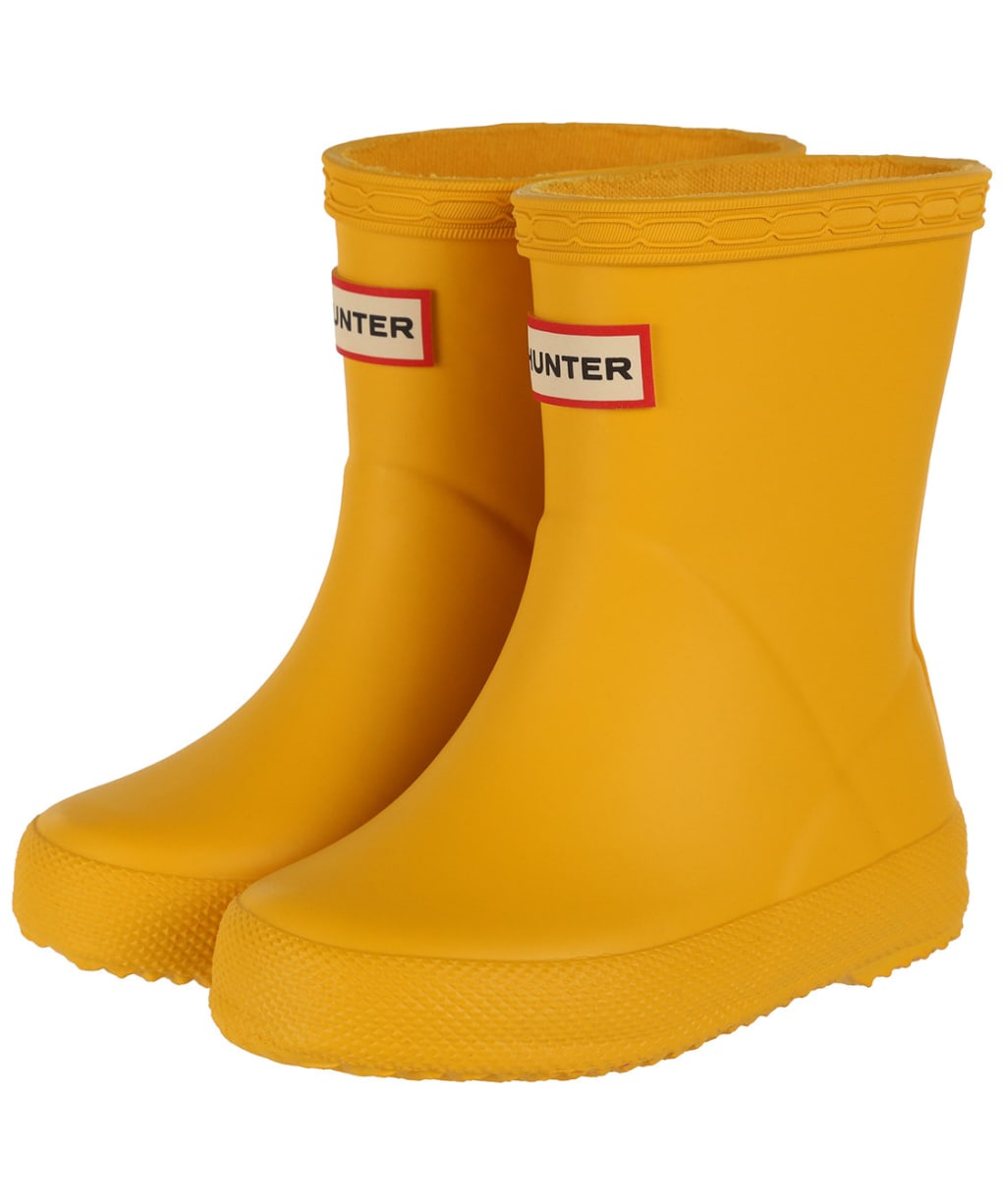 Kids Hunter Original First Classic Wellington Boot - Yellow