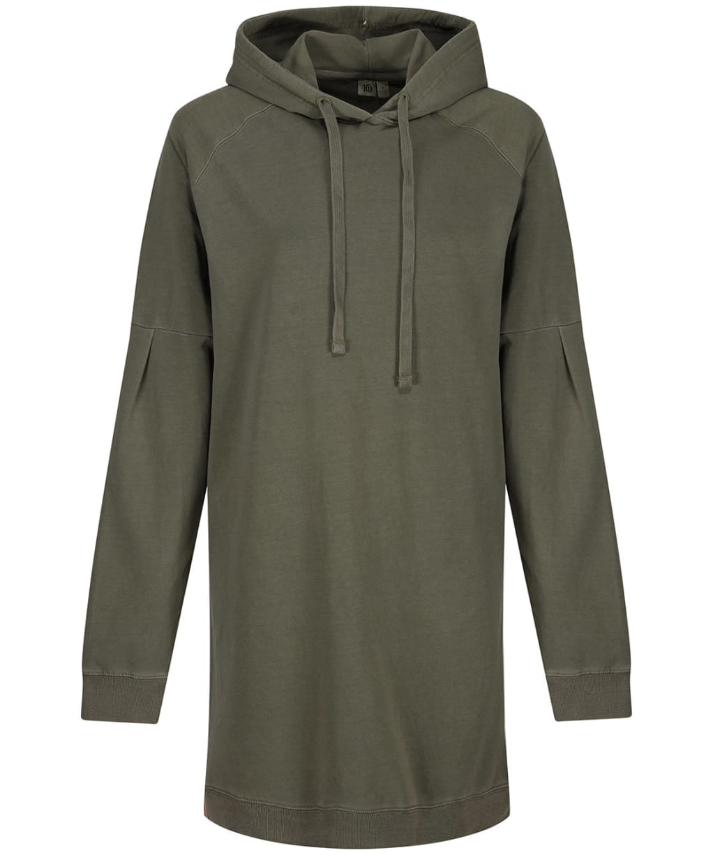 Women’s Tentree French Terry Hoodie Dress - Olive Night Green