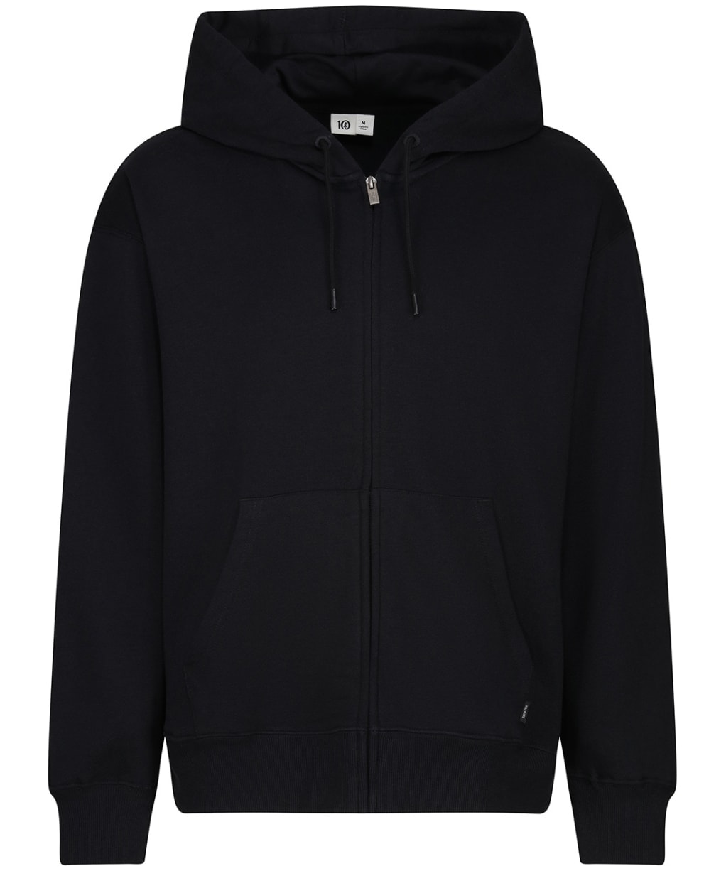 Women’s Tentree TreeFleece Oversized Zip Hoodie - Meteorite Black