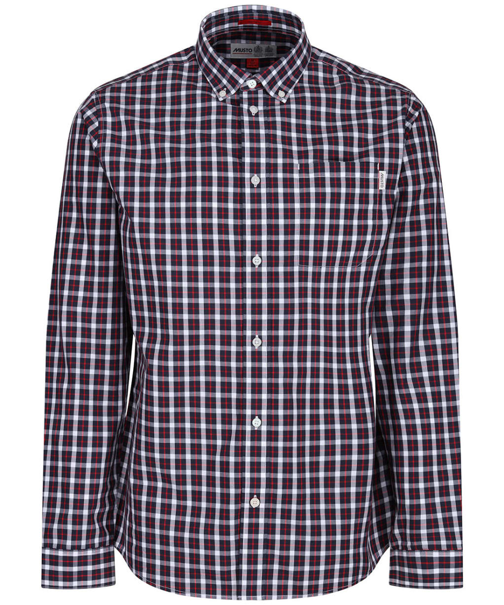 Men’s Musto Marina Check Shirt - True Red