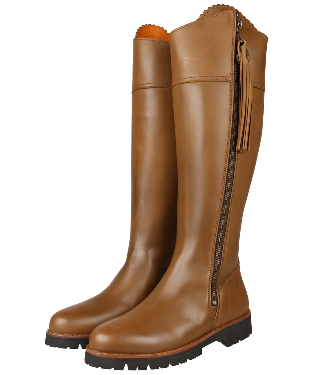 Women's Fairfax & Favor Explorer Waterproof Boots - Oak Leather