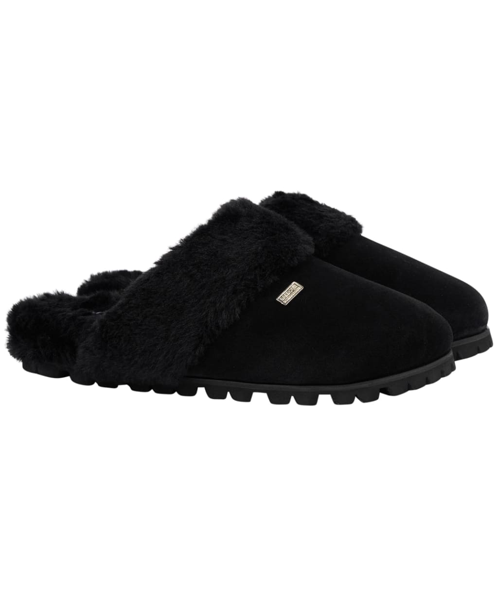 Women's Barbour International Monaco Slippers - Black