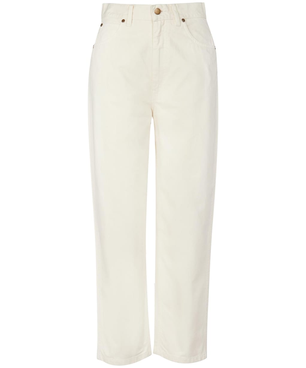 Women's Barbour Westbury Barrel Leg Jeans - Ecru