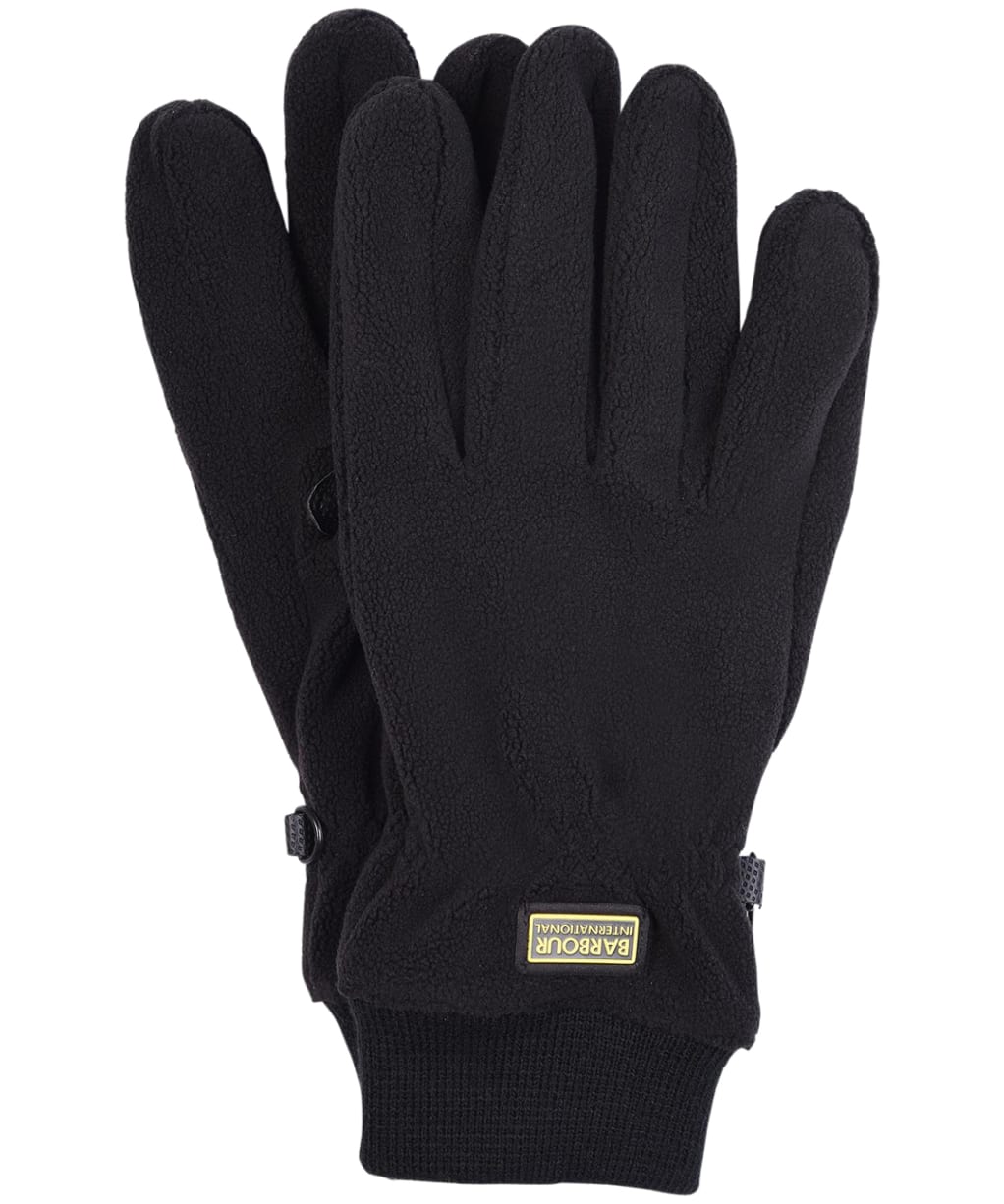 Men's Barbour International Axle Fleece Gloves - Black
