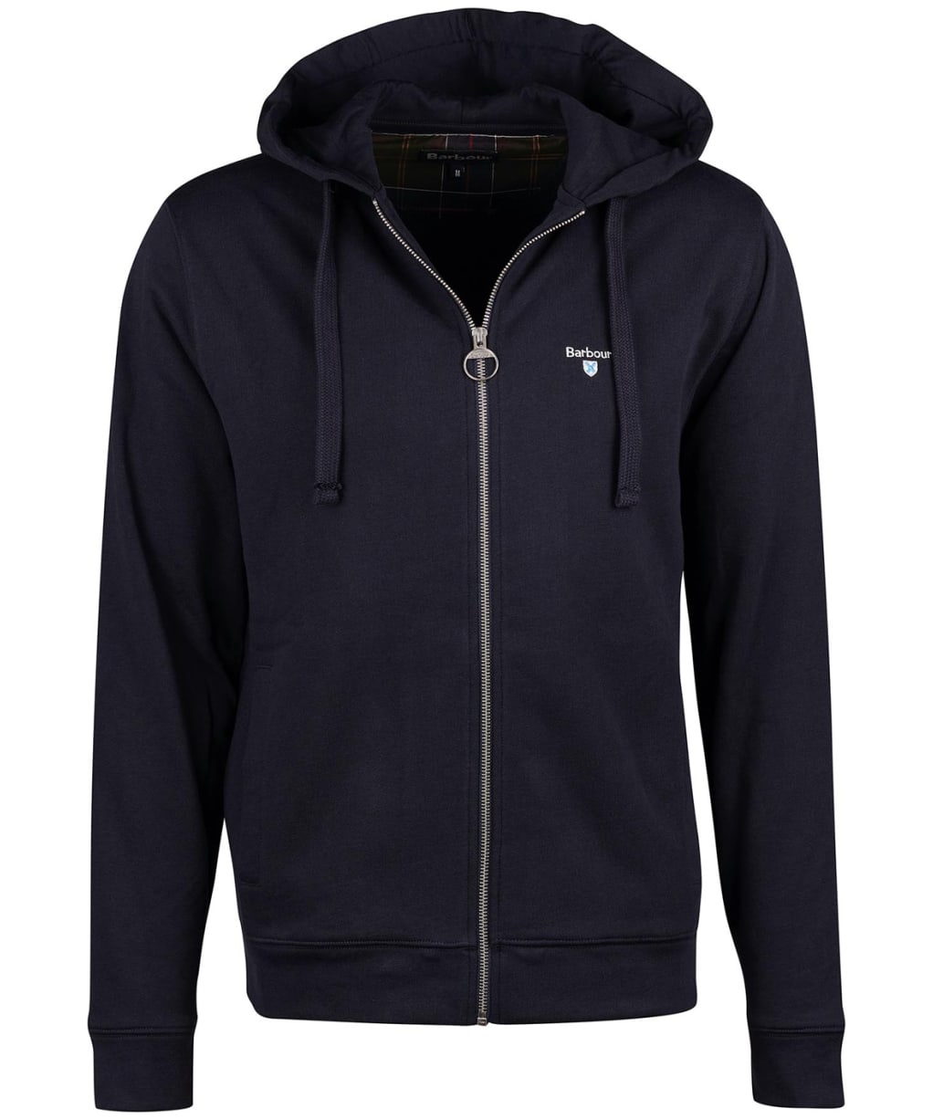 Men's Barbour Wallington Zip Hoodie - Navy