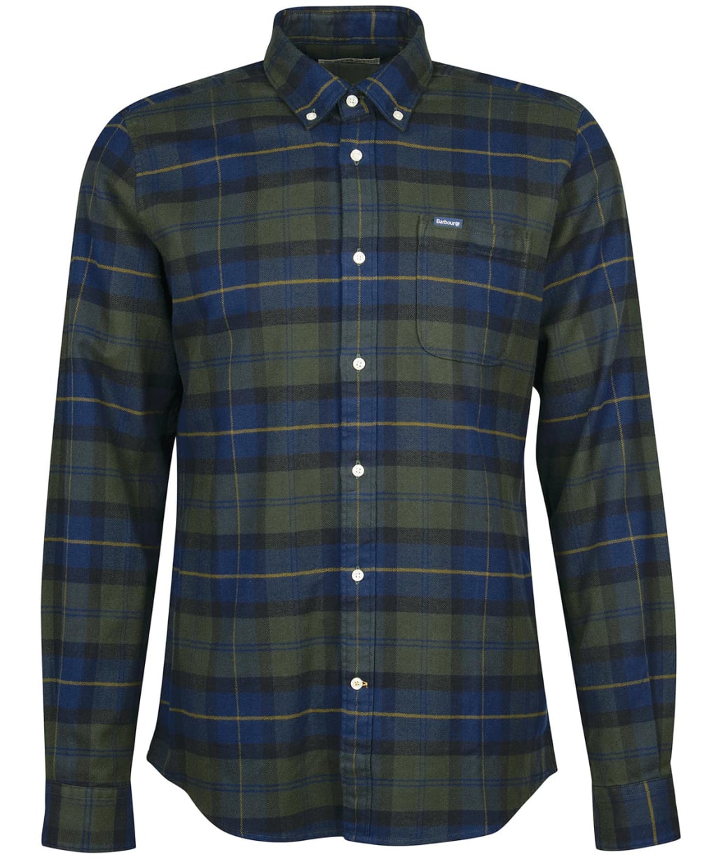 Men’s Barbour Kyeloch Tailored Shirt - Olive Night