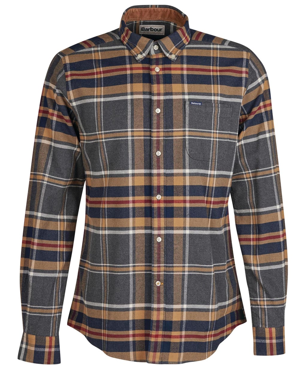 Ronan Tailored Shirt                          - Grey Marl