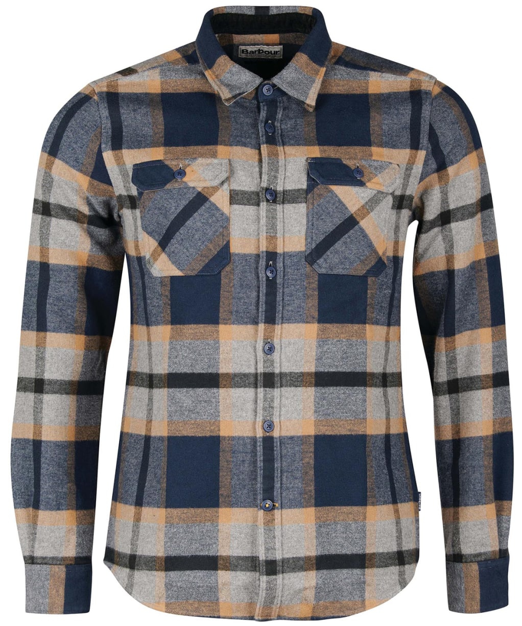Men's Barbour Rhobell Tailored Shirt - Grey Marl