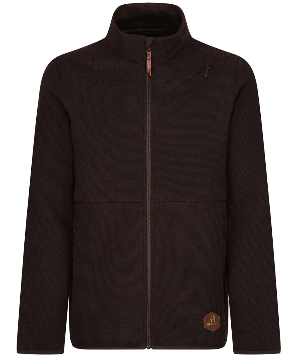 Men’s Harkila Metso Full Zip Sweater - Shadow Brown