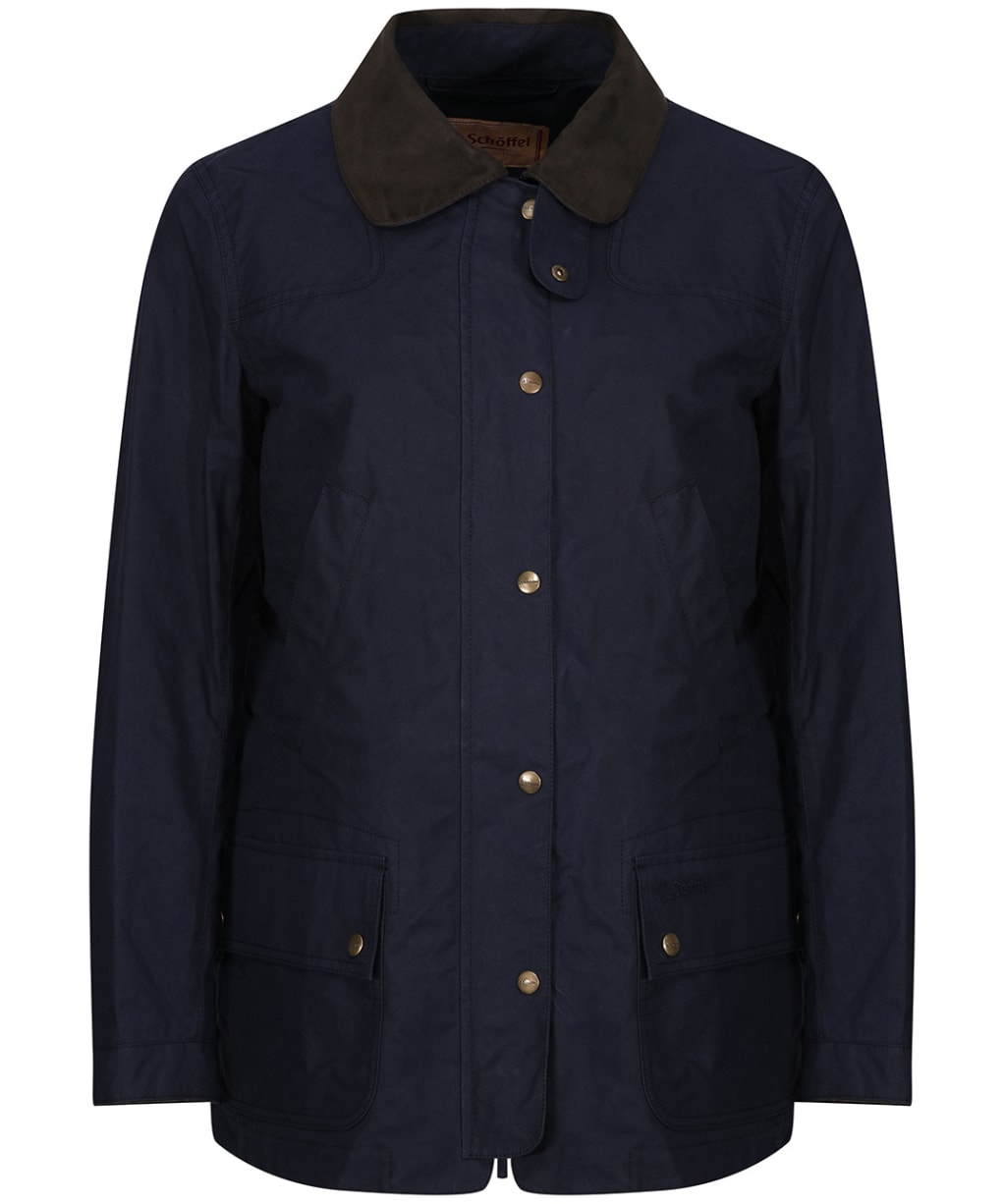 Women’s Schöffel Pilton Waxed Jacket - Navy