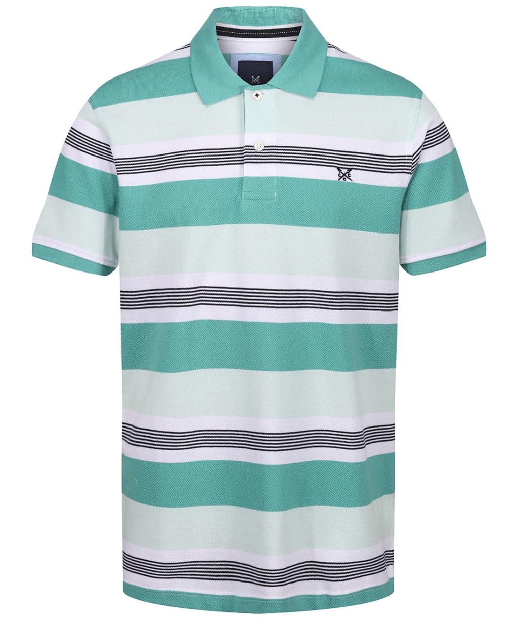 Men’s Crew Clothing Trescow Polo Shirt - Lagoon