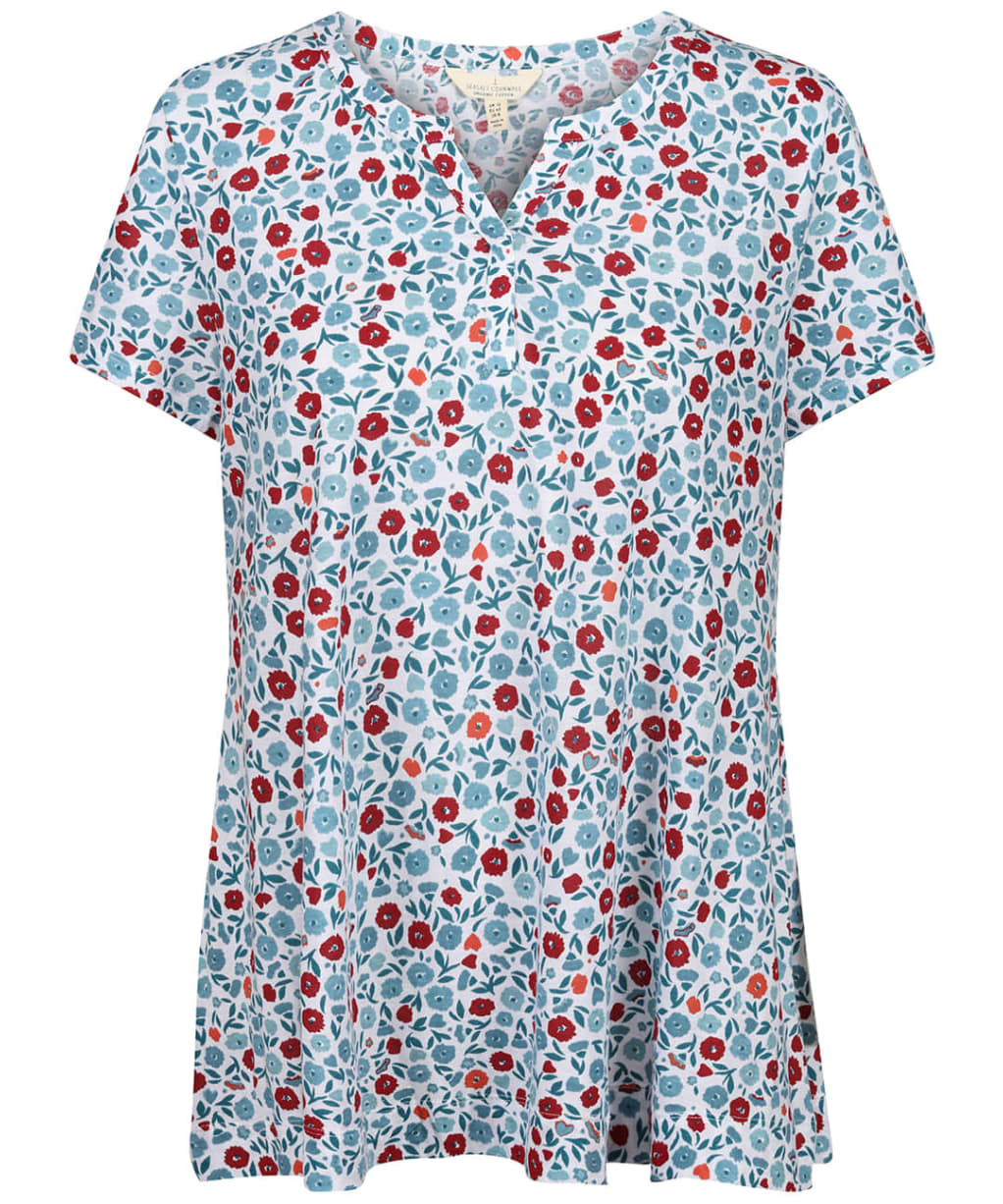 Women’s Seasalt S/S Risso Top - Sea Campion Salt