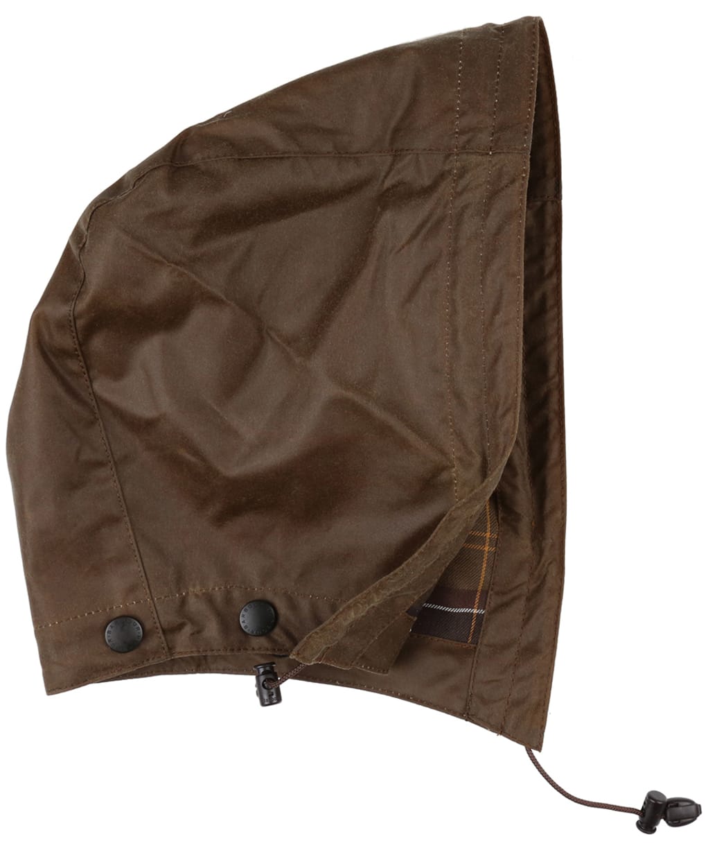 Waxed Cotton Hood - Bark