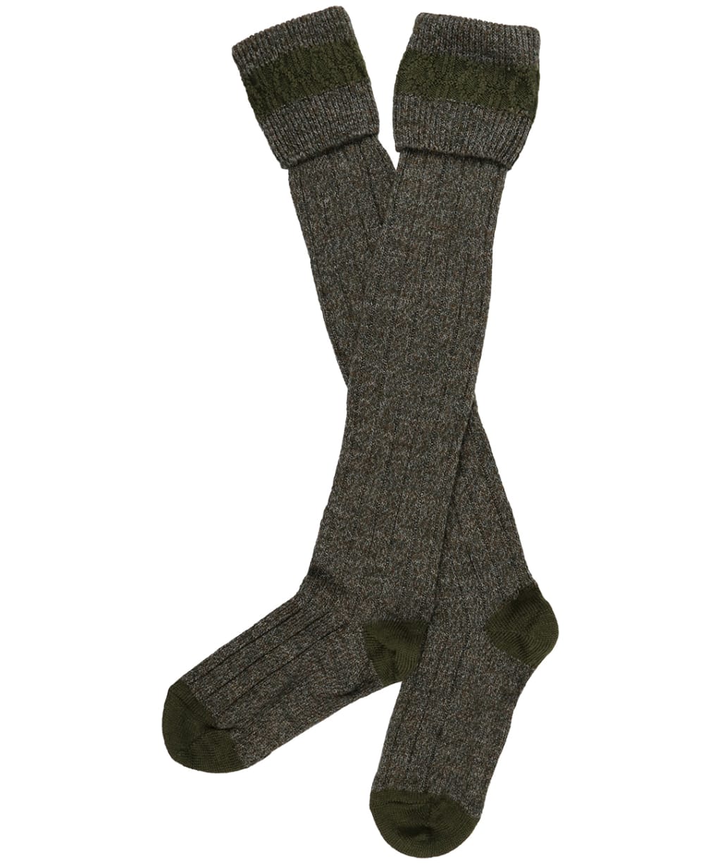Pennine Byron Socks - DERBY/OLIVE