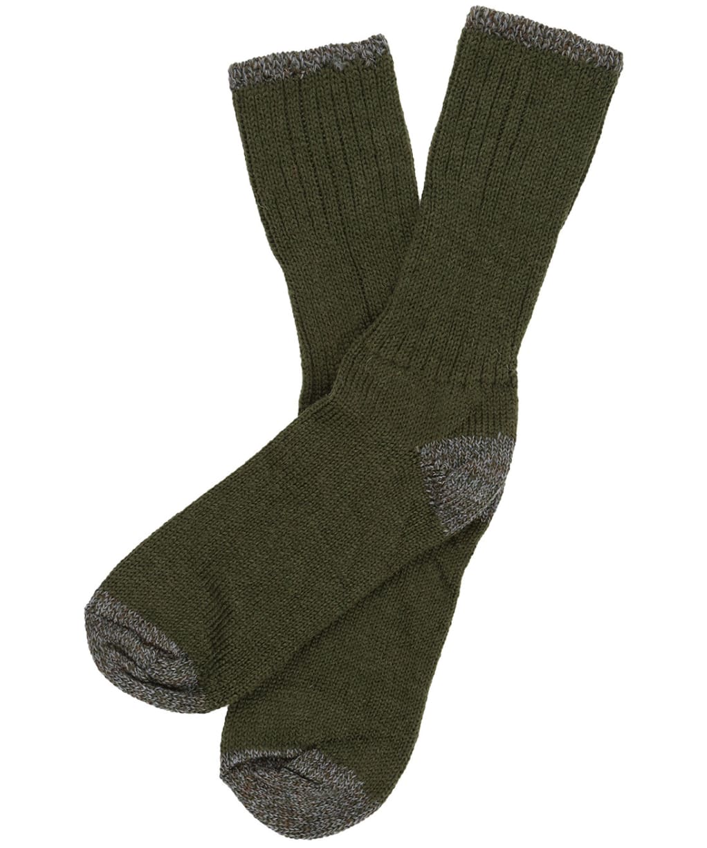 Pennine Byron Boot Socks - OLIVE/DERBY