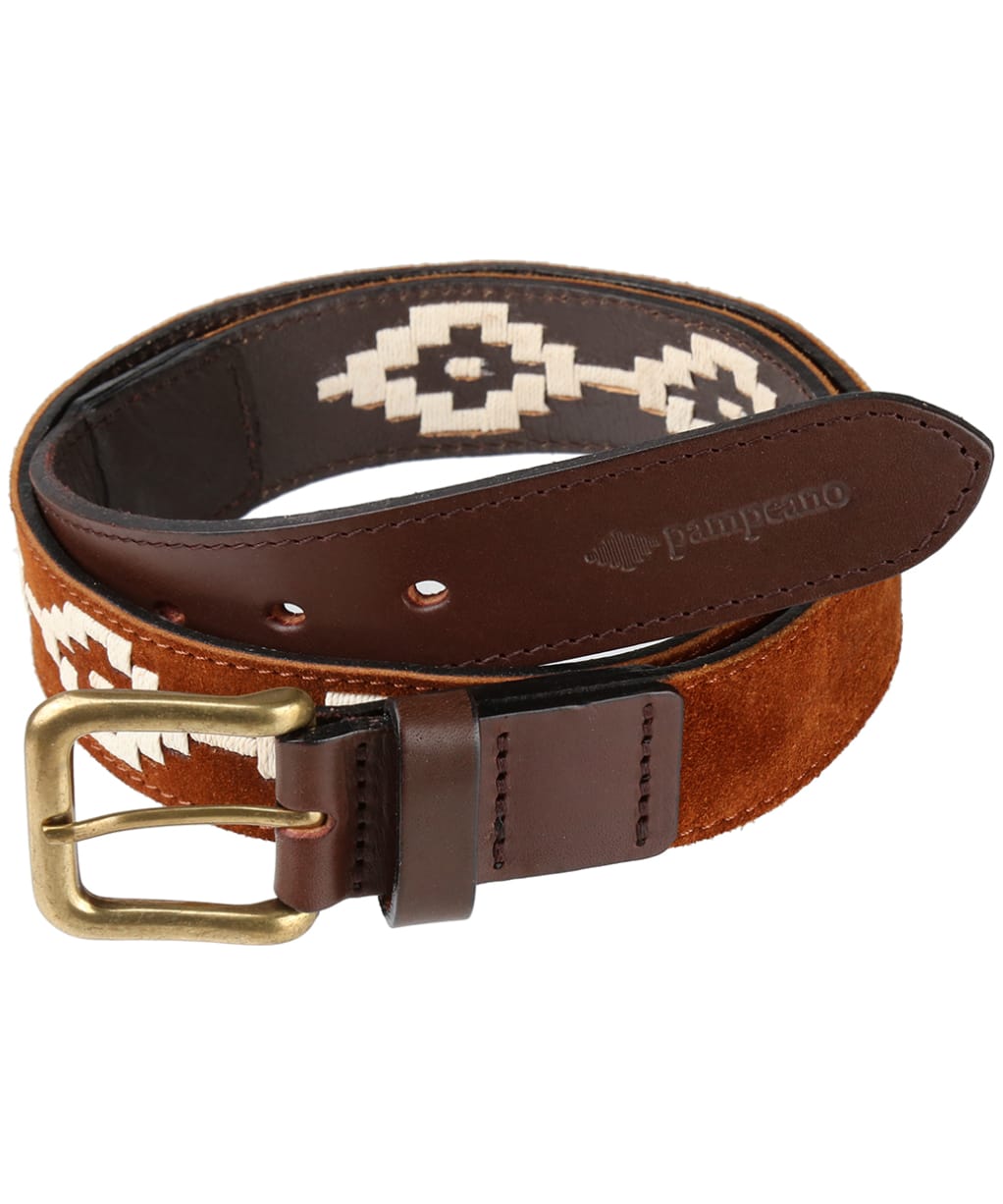 Pampeano Suede Confianza Polo Belt - Tan