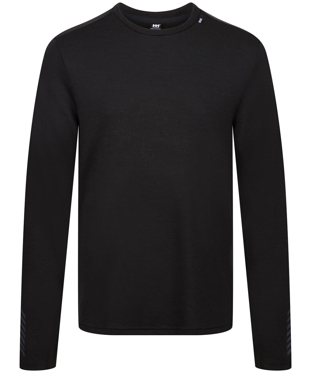 Men’s Helly Hansen Lifa Merino Midweight Crew Baselayer - Black