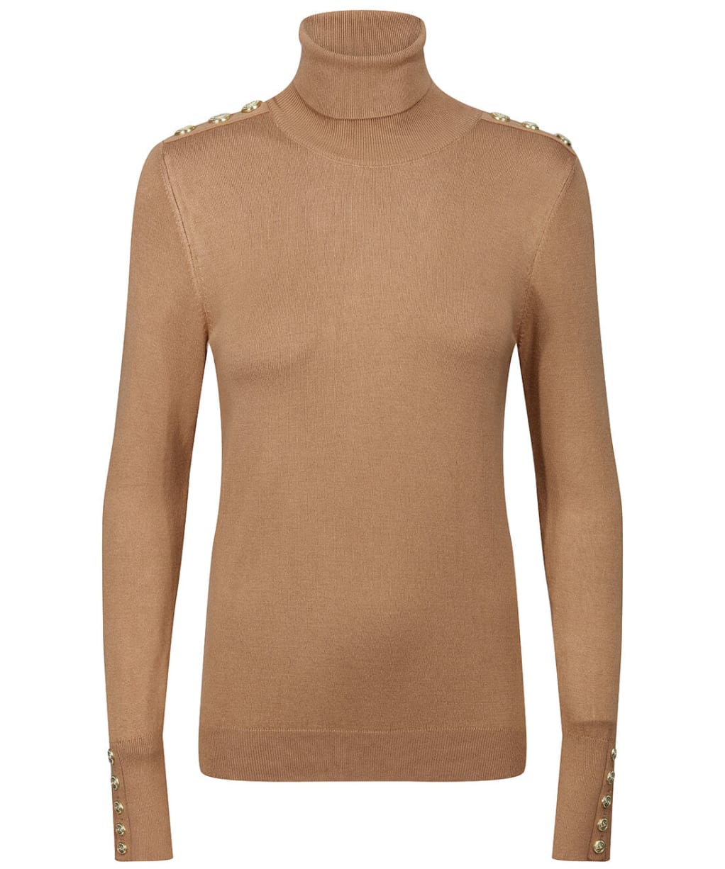 Women’s Holland Cooper Roll Neck Knit - Dark Camel