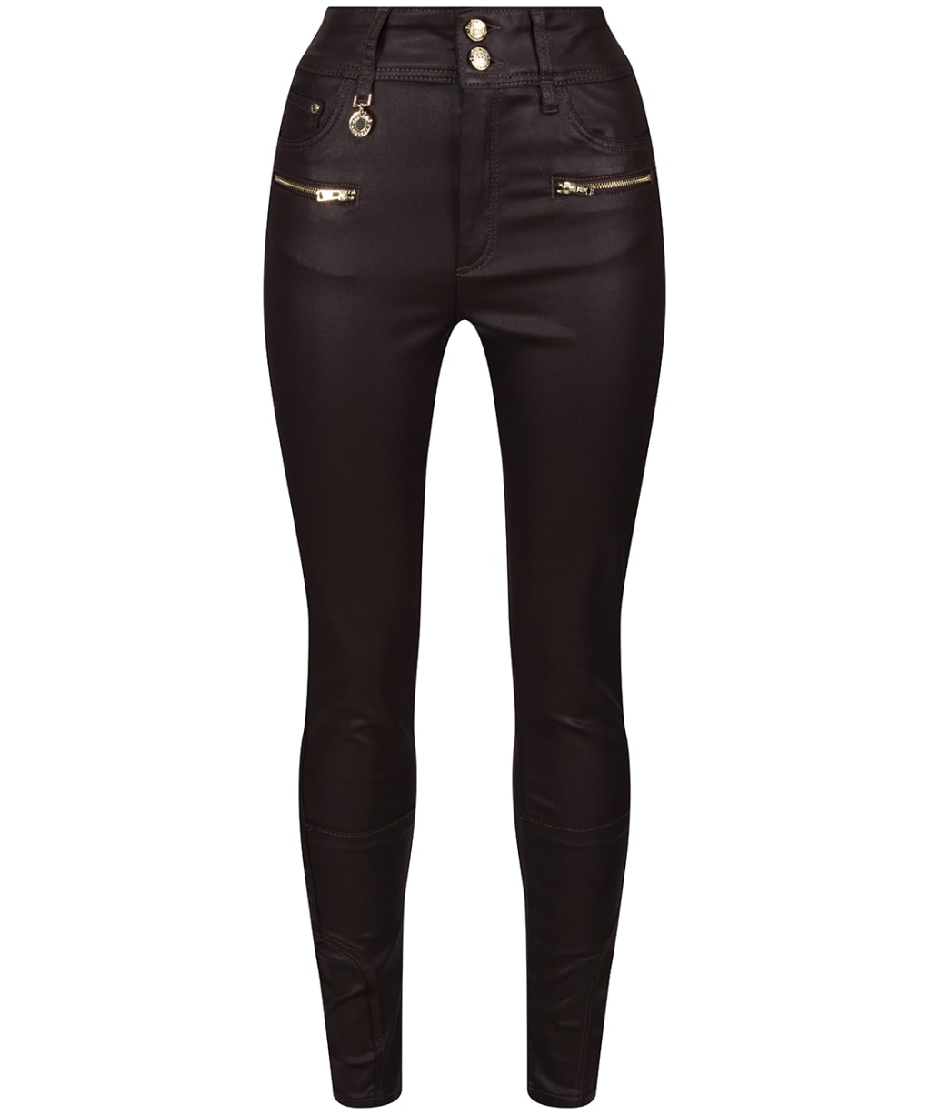 Women’s Holland Cooper Coated Jodhpur Jeans - Chocolate