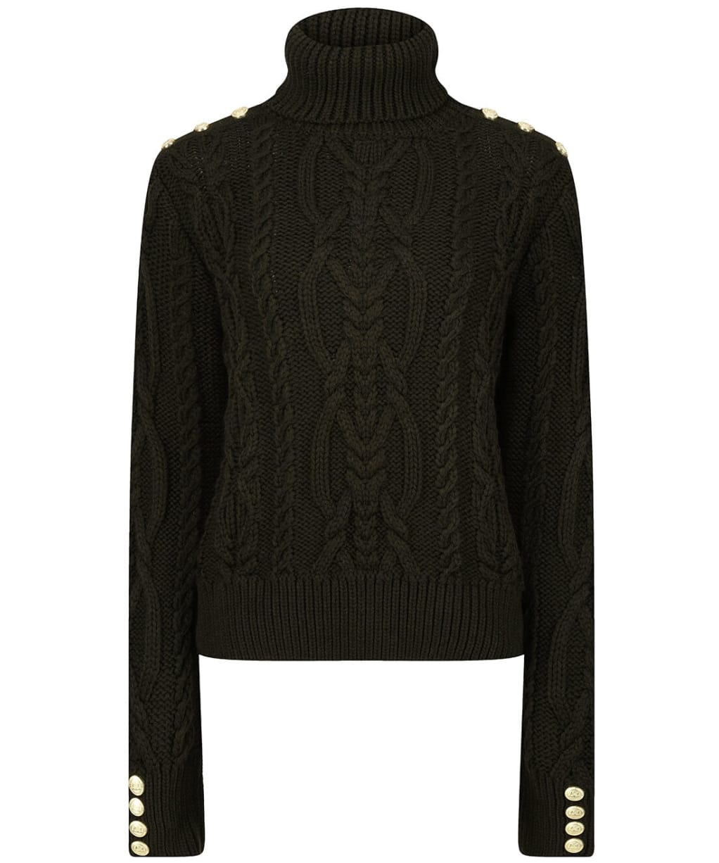 Women's Holland Cooper Belgravia Cable Knit - Fren Green