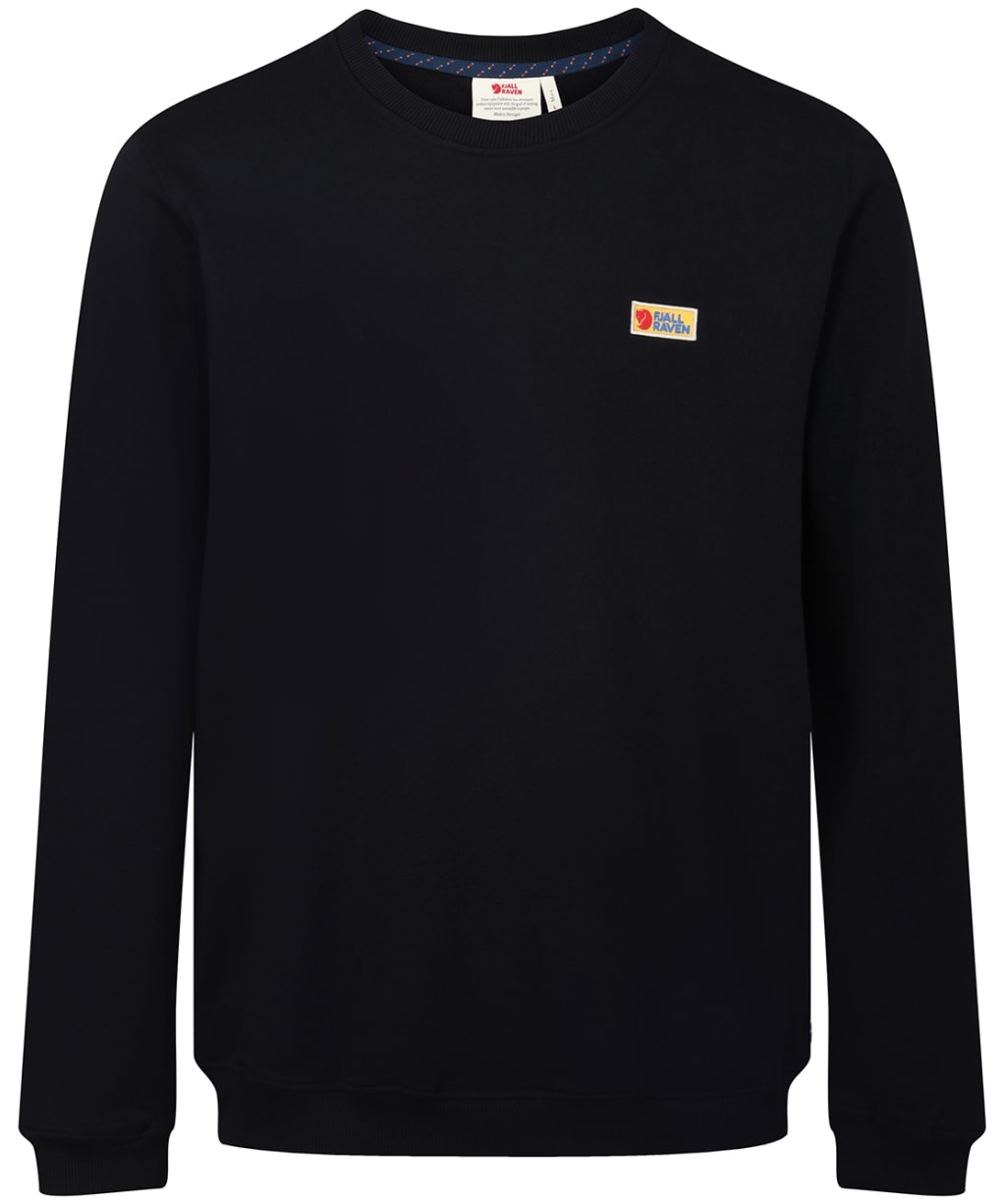 Men’s Fjallraven Vardog Sweatshirt - Black