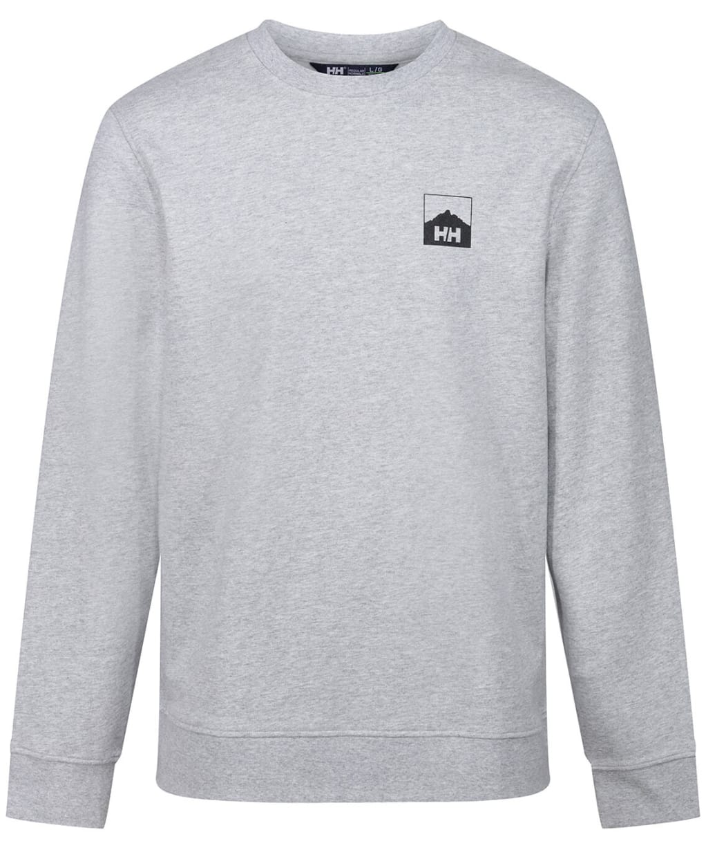 Men’s Helly Hansen Nord Graphic Crew Sweatshirt - GREY MELA EBONY
