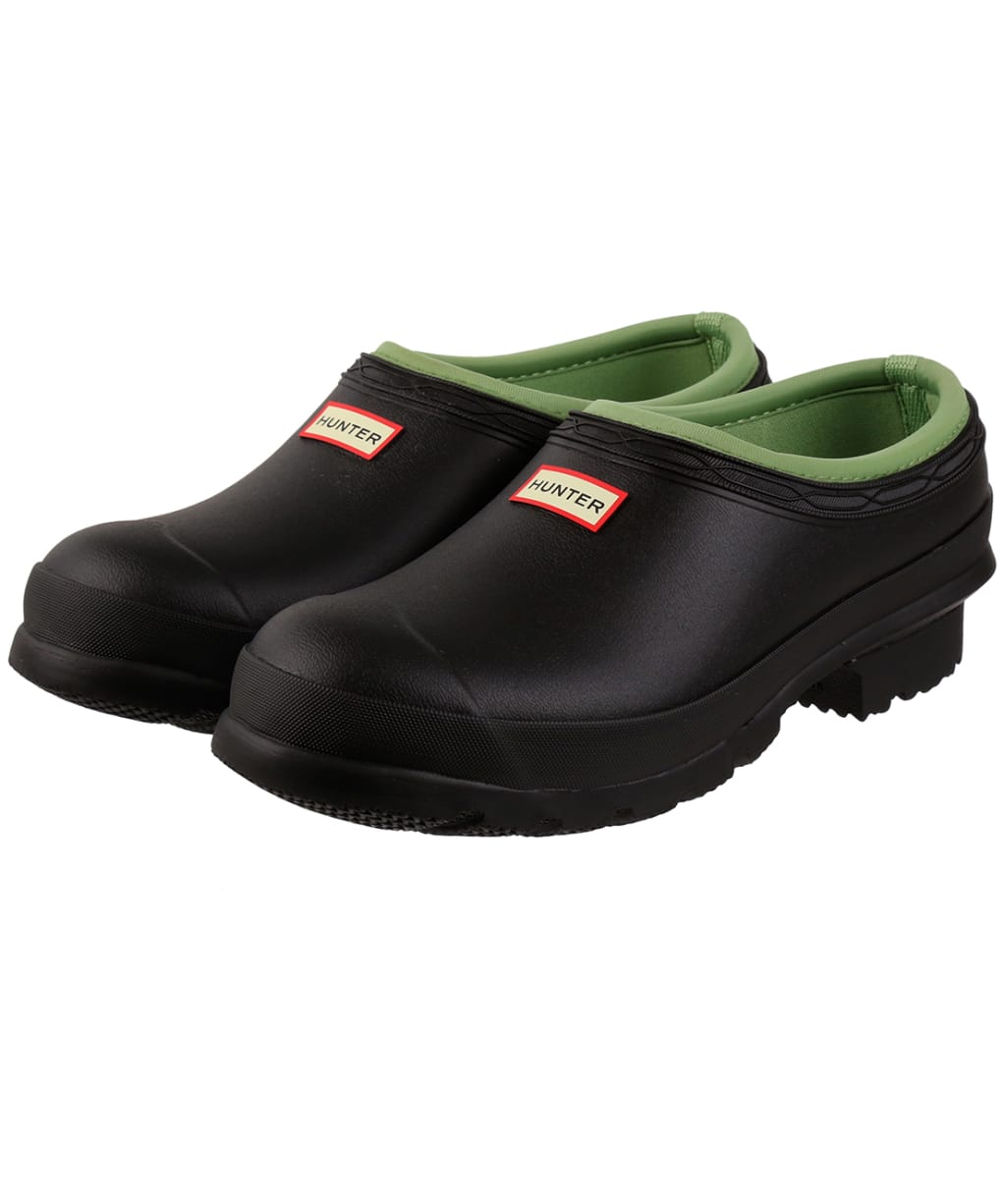 Women’s Hunter Gardener Neo Lined Clogs - Black