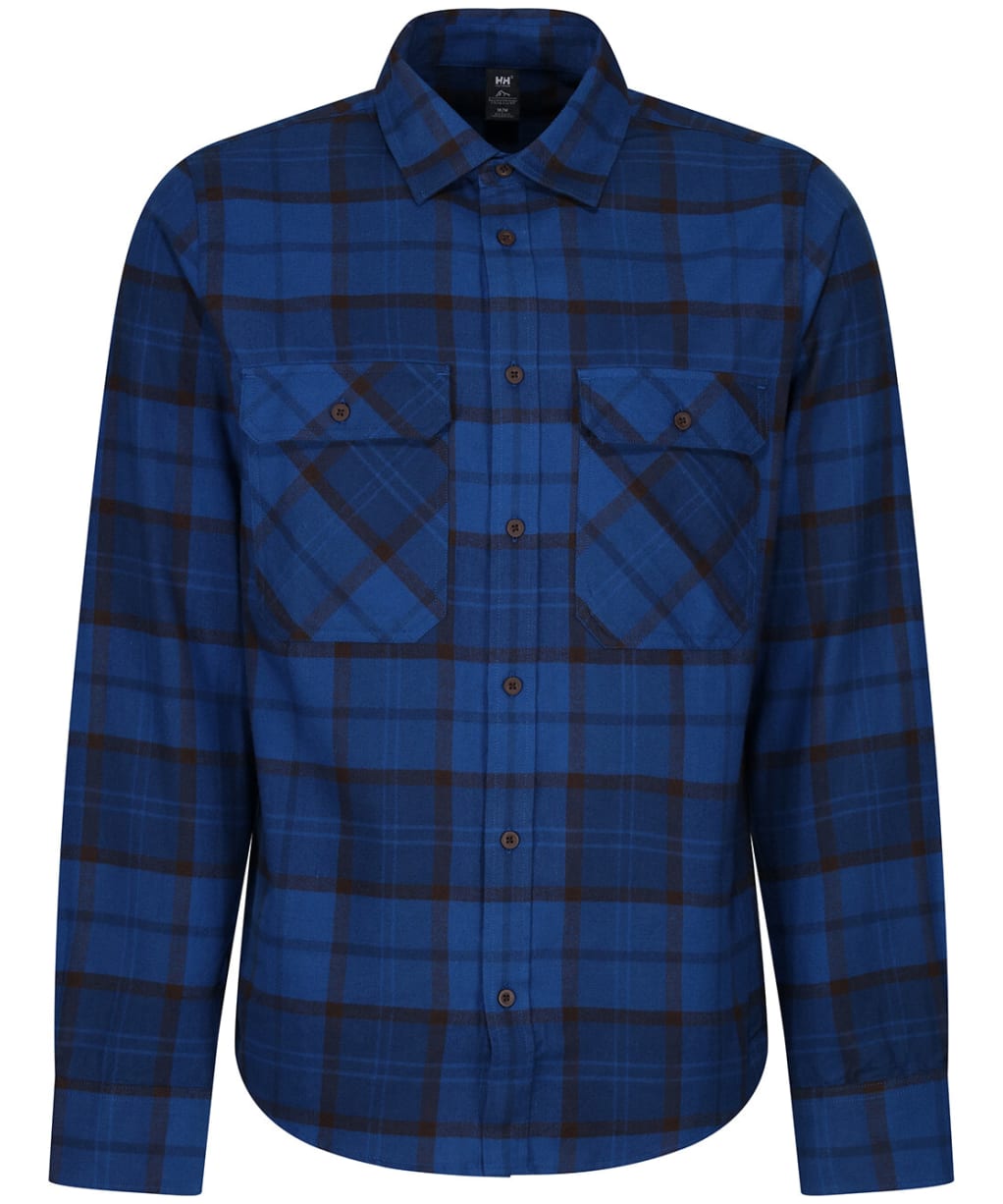 Men’s Helly Hansen Lokka Organic Flannel LS Shirt - TRIPLE ESPRESSO
