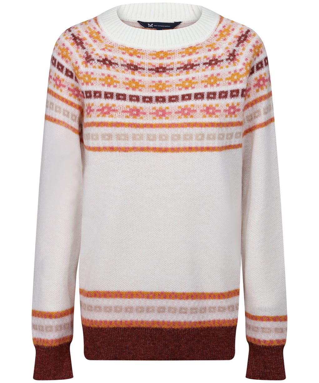 Women’s Crew Clothing Ida Jumper - White / Pink