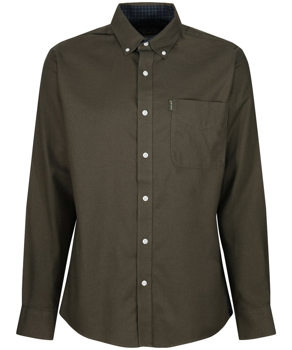 Men’s Ariat Clement Shirt - EARTH HEATHER