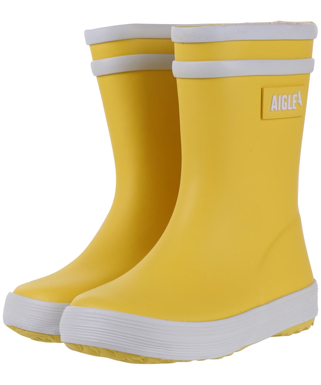 Kid’s Aigle Baby Flac 2 Wellington Boots - JAUNE NEW