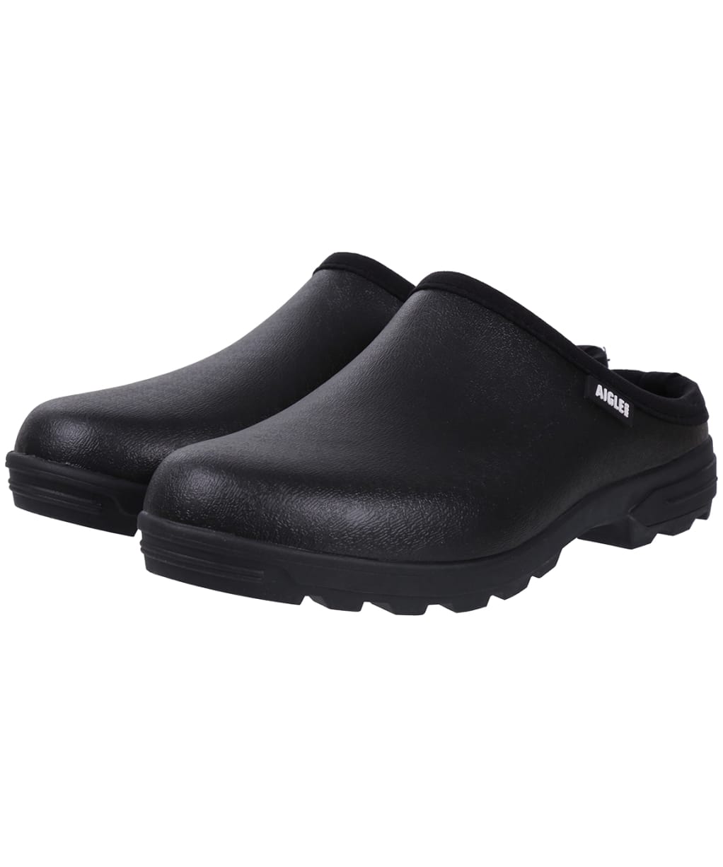 Men’s Aigle Lessfor Open Clogs - Black