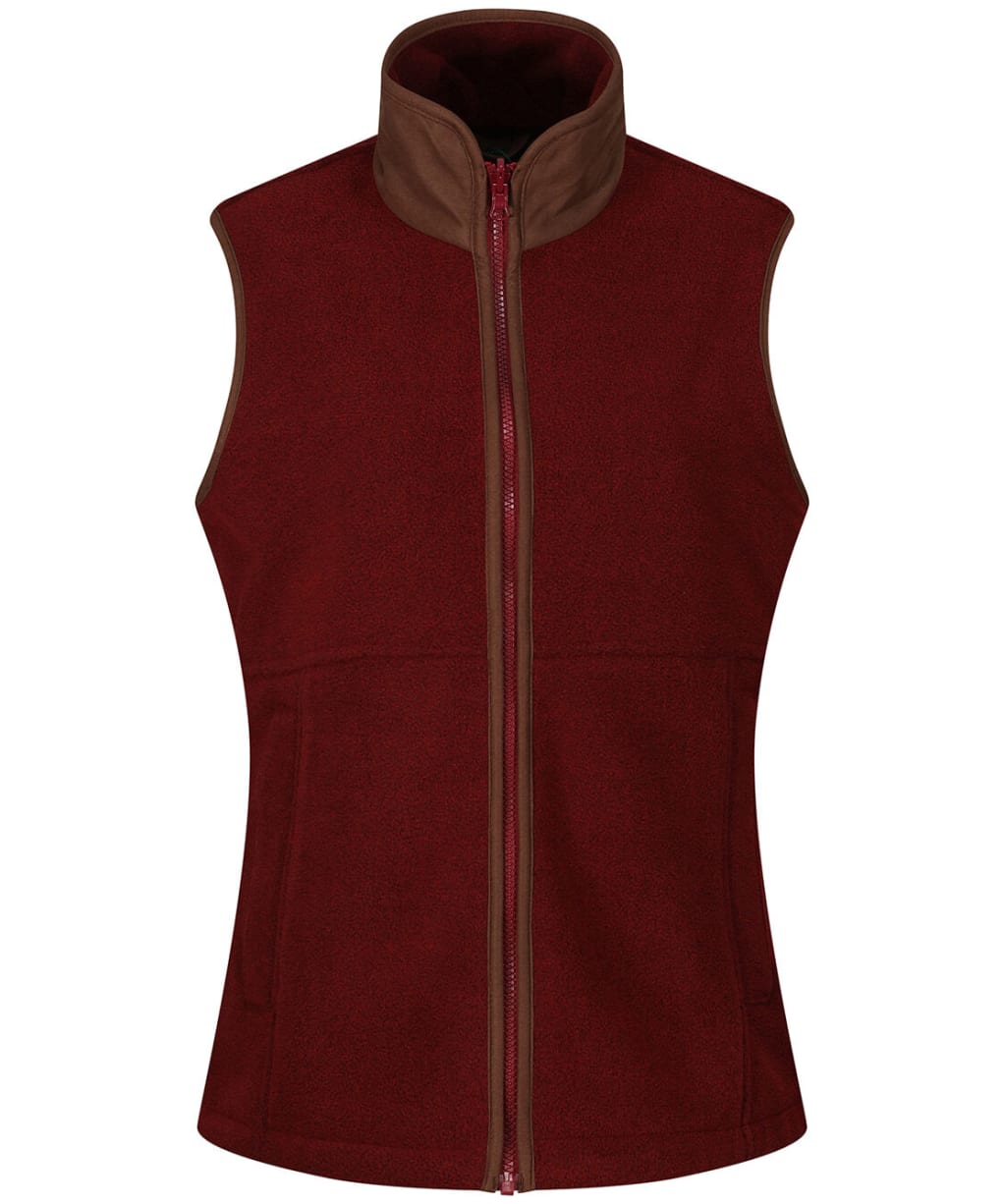 Women's Alan Paine Aylsham Fleece Gilet - Bloodstone