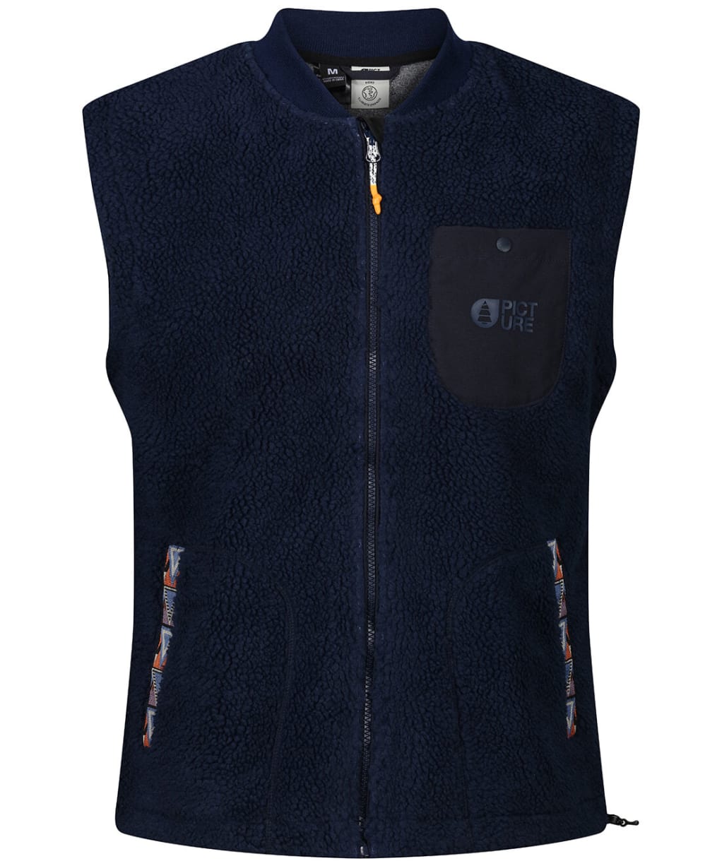 Men’s Picture Enderby Fleece Vest - Dark Blue