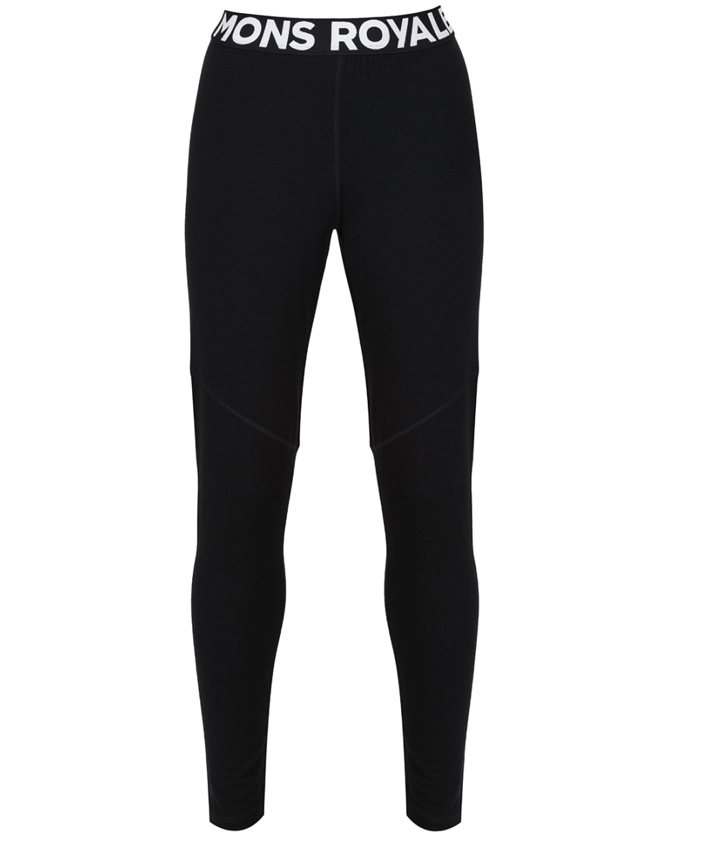 Women’s Mons Royale Cascade Merino Flex 200 Leggings - Black