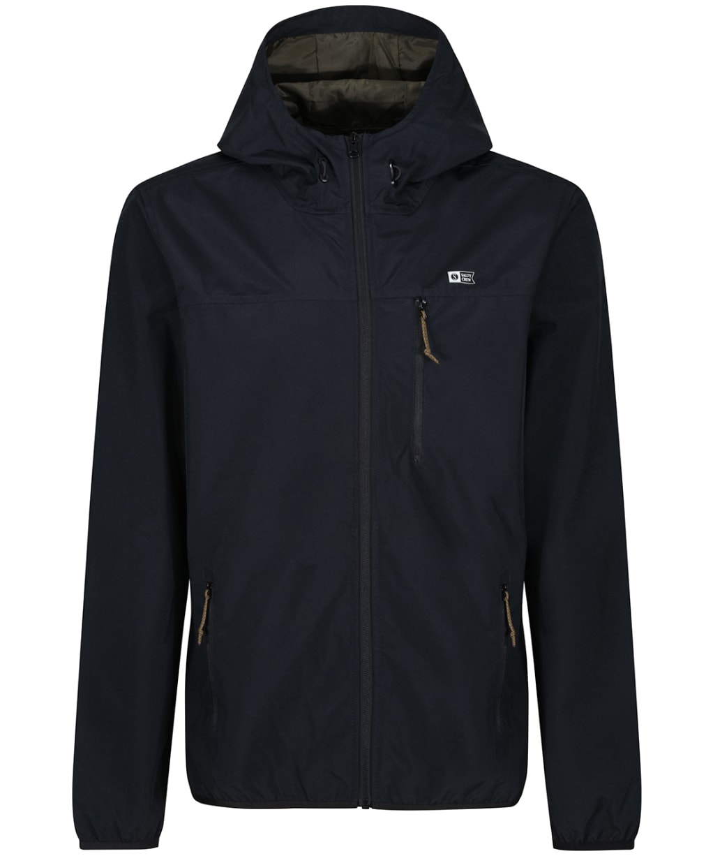 Men’s Salty Crew Headwind Packable Waterproof Jacket - Black