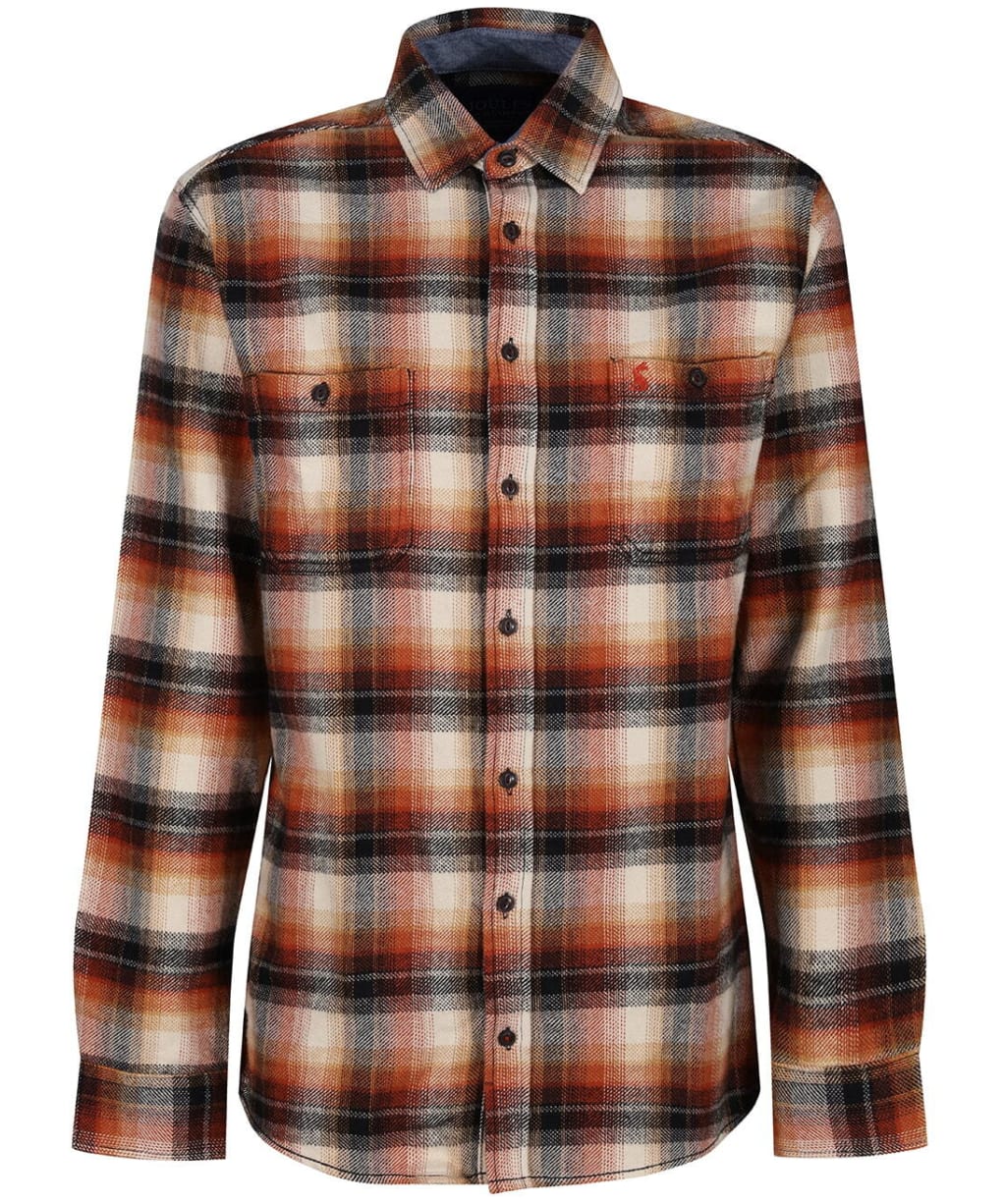 Men’s Joules Penstone Classic Fit Twill Shirt - Ginger Check