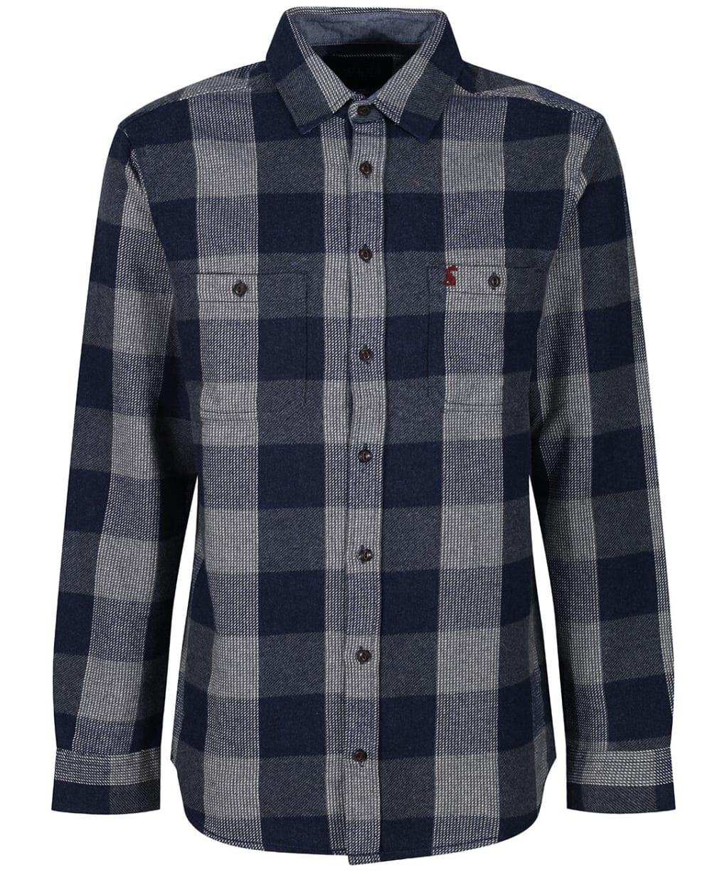 Men’s Joules Penstone Classic Fit Twill Shirt - JAKE CHECK NVGY