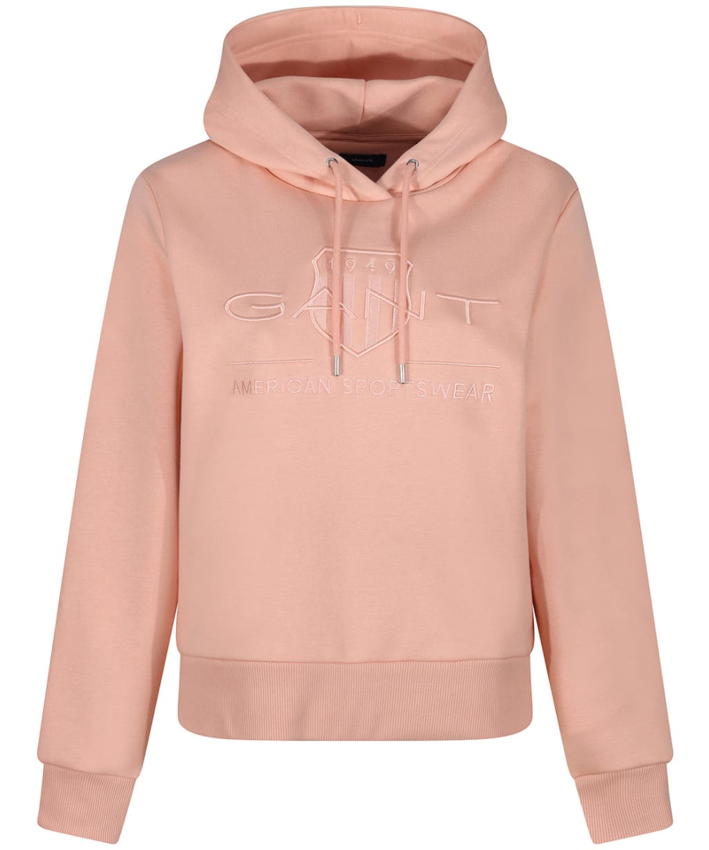 Women’s GANT Tonal Archive Shield Hoodie - Guava Orange