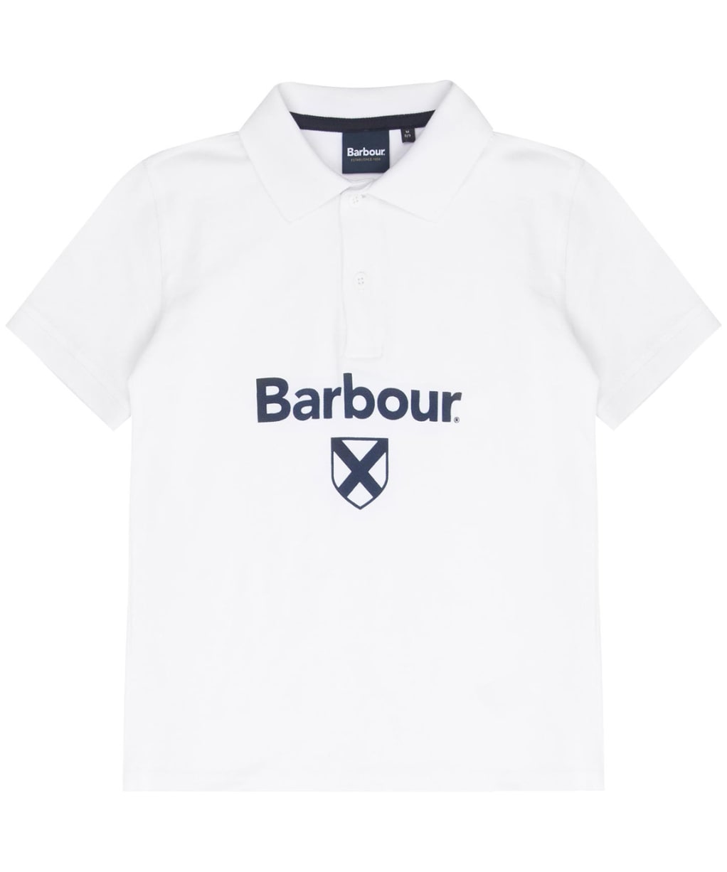 Boy's Barbour Floyd Polo - White