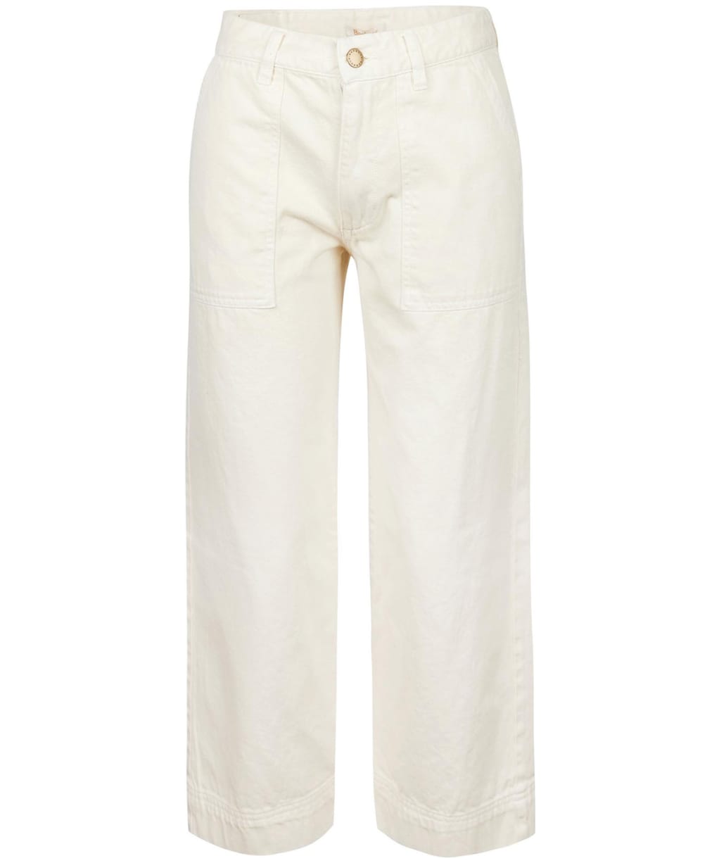Women's Barbour Southport Cropped Jean - Ecru